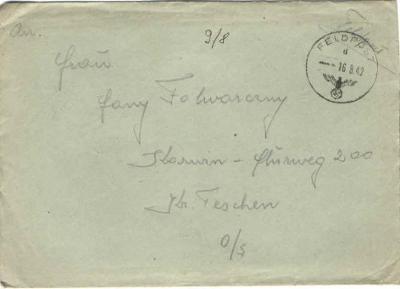 Polní pošta - 16.8.1942 - celistvost