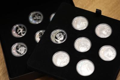 Sada stříbrných kanadských mincí "Olympiáda Vancouver" (15 ks, proof)