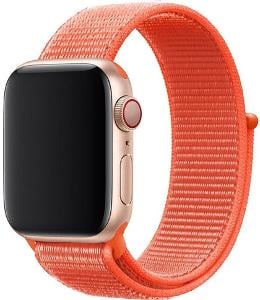 Nylonový řemínek pro Apple Watch 38/40/41mm - oranžový