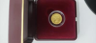 Zlatá mince TŘÍDUKÁT SLEZSKÝCH STAVŮ BK rok 1996 