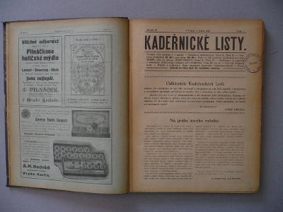 Kadeřnické listy, roč. XI.(1923) - (kadeřnictví, móda