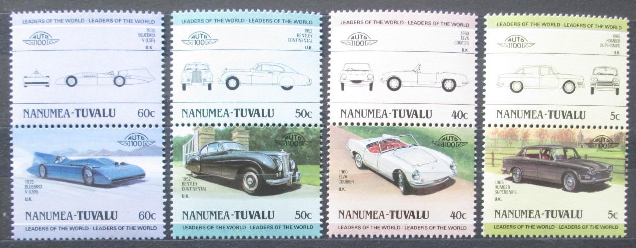 Tuvalu Nanumea 1985 Automobily Mi# 21-28 Kat 7€ - Známky