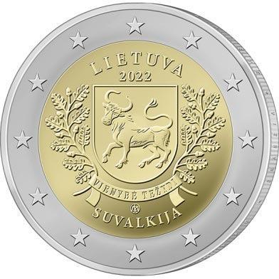 2 euro 2022 LITVA - Suvalkija - UNC