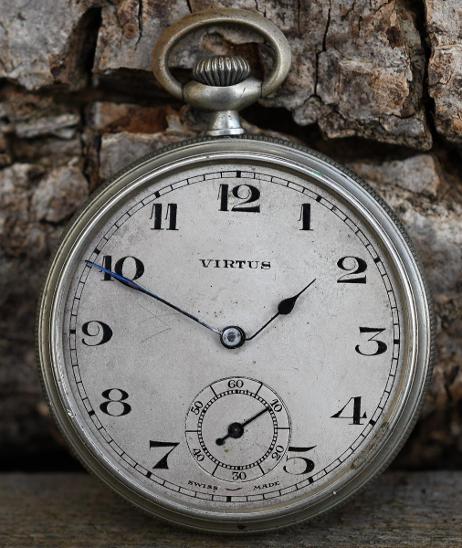 Kapesní hodinky - sign.: VIRTUS - Starožitnosti