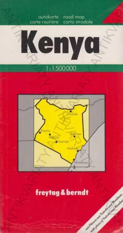 Autokarte Kenya  1: 150 000 Freytag & Berndt  - Knihy a časopisy