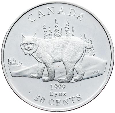 (E-3094) Alžběta II., 50 Cent (Half dollar) 1999