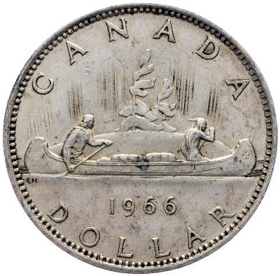 (E-3240) Alžběta II., 1 Dollar 1966,