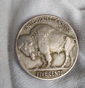 Stará mince, 5 Cents 1917 USA
