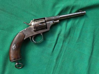 Německý velký vojenský revolver M1879- Reichsrevolver, 10,6 mm CF! TOP