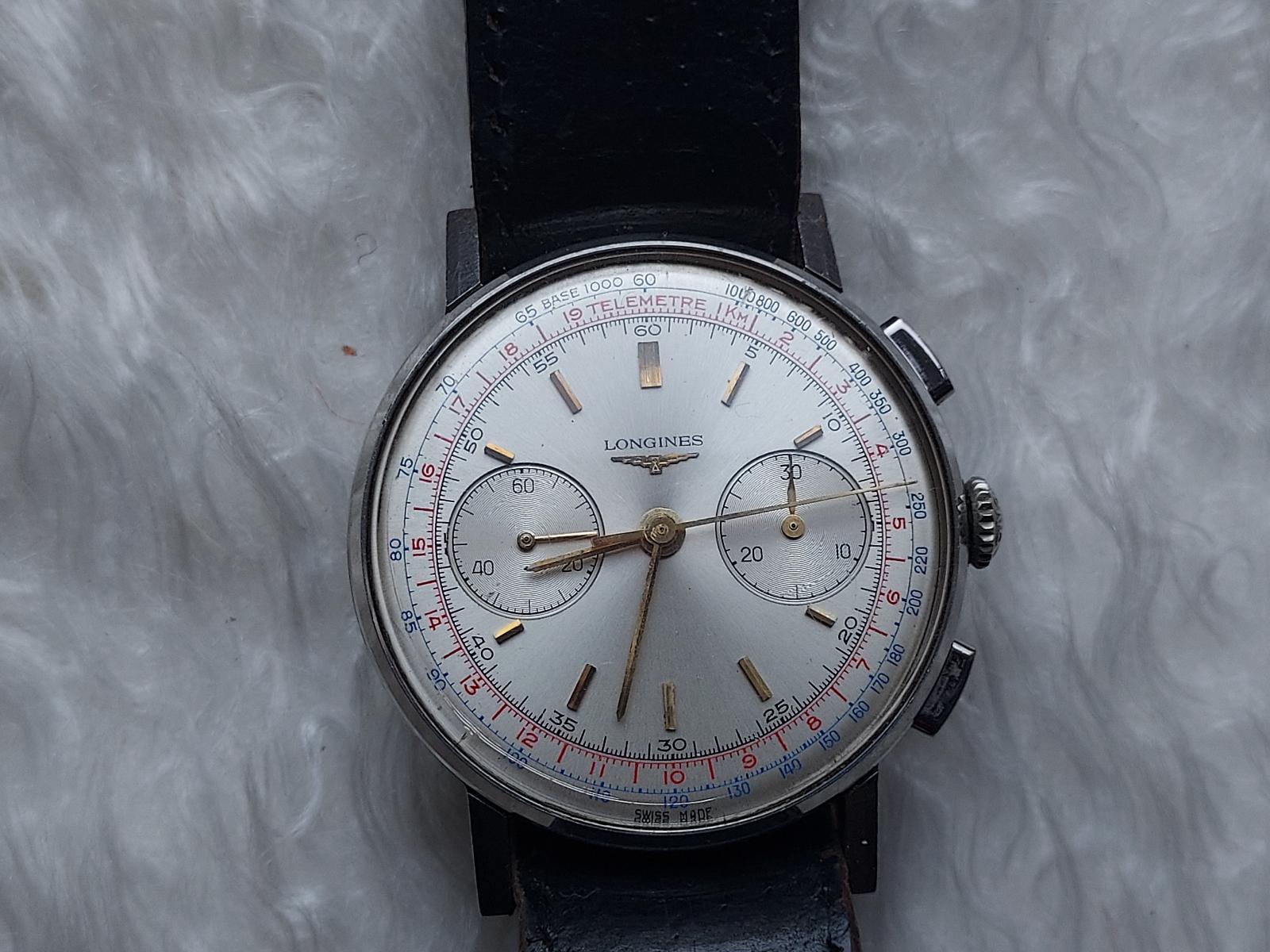 Longines Chronograph cal.30CH Ref. slo 74122136 Rok 1960. Aukro