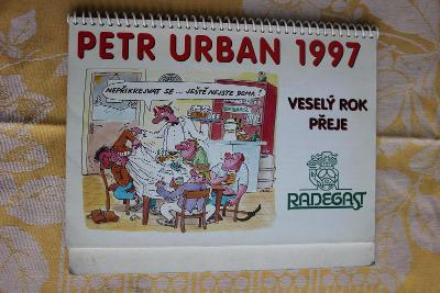 Kalendář Petr Urban 1997