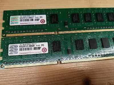 DIMM RAM 4 GB (2x2GB) DDR3 Transcent