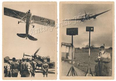 Německo letadlo třetí říše K5092 5ks pohlednic VF
