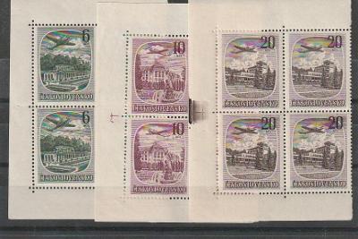 letecké známky Československo L33,L34,L36
