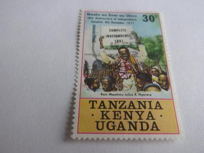 Známky Tanzanie-Keňa-Uganda 1971, Výročí samostatnosti