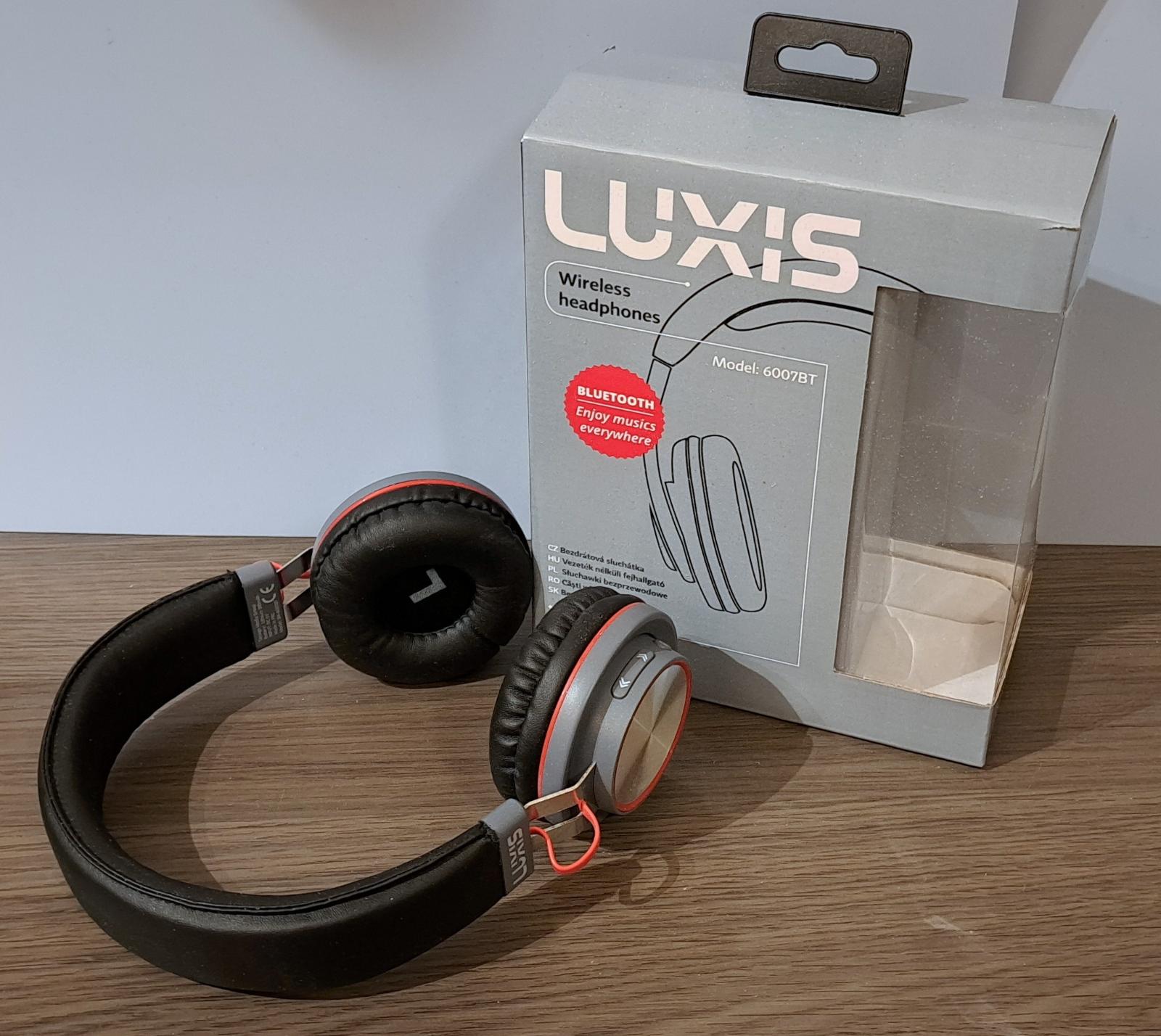 Slúchadlá bezdrôtové LUXIS 6007BT (nové, koniec životnosti aku) - TV, audio, video