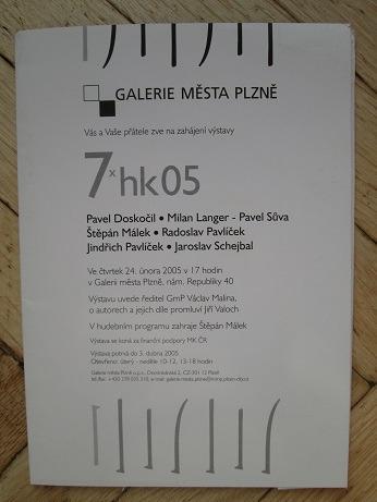 Katalog 7xhk05, Galerie města Plzně, 2005