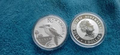 Investiční stříbro - Kookaburra 2022 - 1 unce