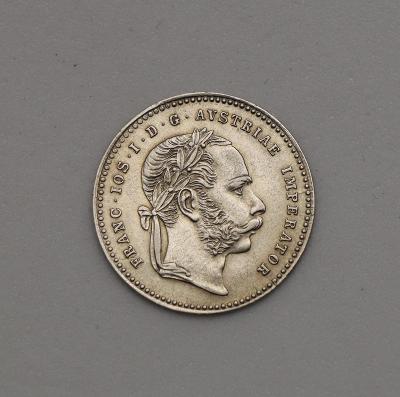 Stříbrný 20 Krejcar 1870 bz