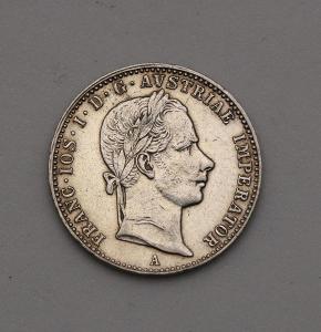 Stříbrný 1/4 Zlatník FJ I. 1858 A