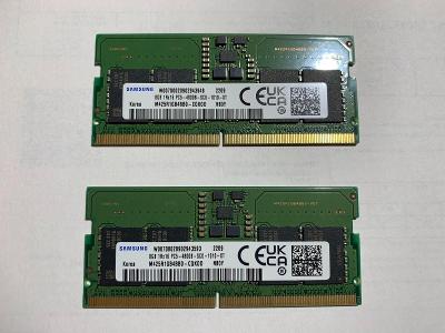 Samsung DDR5 SO-DIMM – 2×8 GB = 16 GB