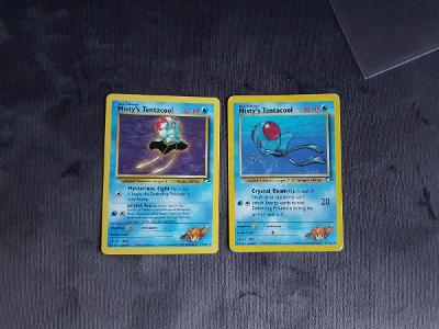 Pokémon karty MISTY'S TENTACOOL  dva druhy ORIGINÁL edice Gym Heroes 