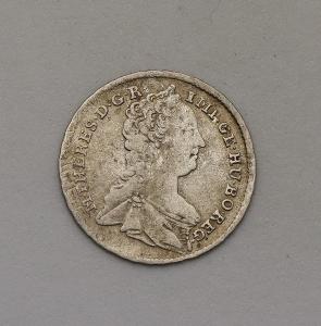 Stříbrný VII Krejcar 1765 - Marie Terezie!