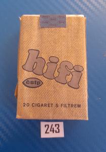 staré cigarety  HIFI 1980´ - ČSTP KUTNÁ HORA- ČSSR