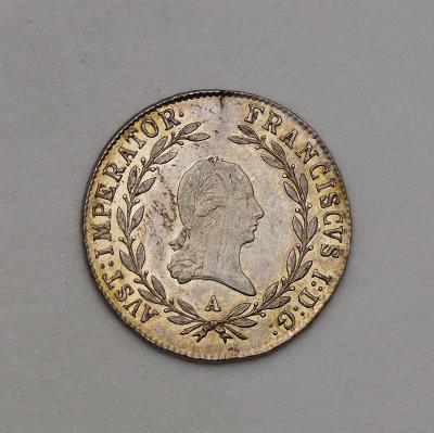 Stříbrný 20 Krejcar 1815 A - František I.(II.) - Super Stav!