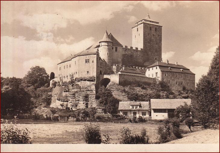 Hrad Kost * pohled na hrad * Jičín (Český ráj) * V834 - Pohlednice místopis