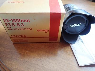 Hyperzoom SIGMA 28-300 mm pro PENTAX AF nový, nepoužitý!!!