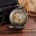 Krásne vreckové hodinky s jeleňom - mechanické cibuľa - jeleň - Šperky a hodinky