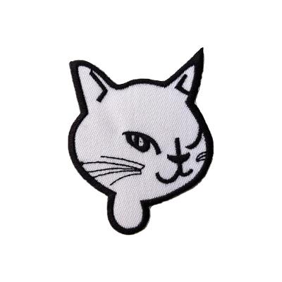 Nášivka - nažehlovačka -  Bílá kočka