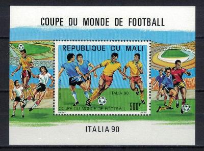 Mali 1990 "FIFA World Cup 1990 - Italy" Michel BL28