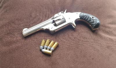 Historický revolver Smith Wesson cal.32CF SA 1872 Nádherný pův. stav