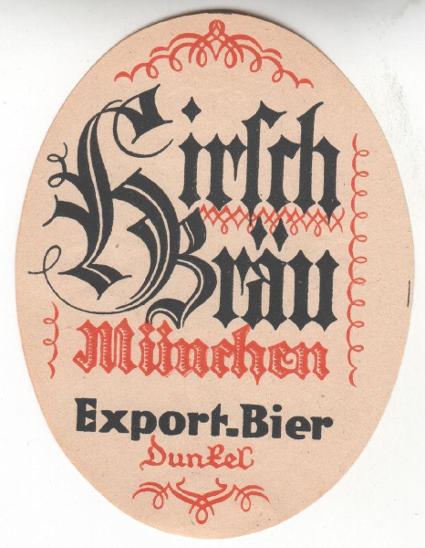 München - Hirsch - Pivo a související předměty