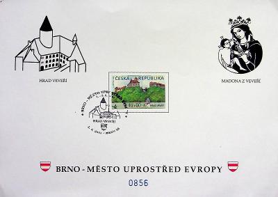Pamětní list Brno hrad Veveří