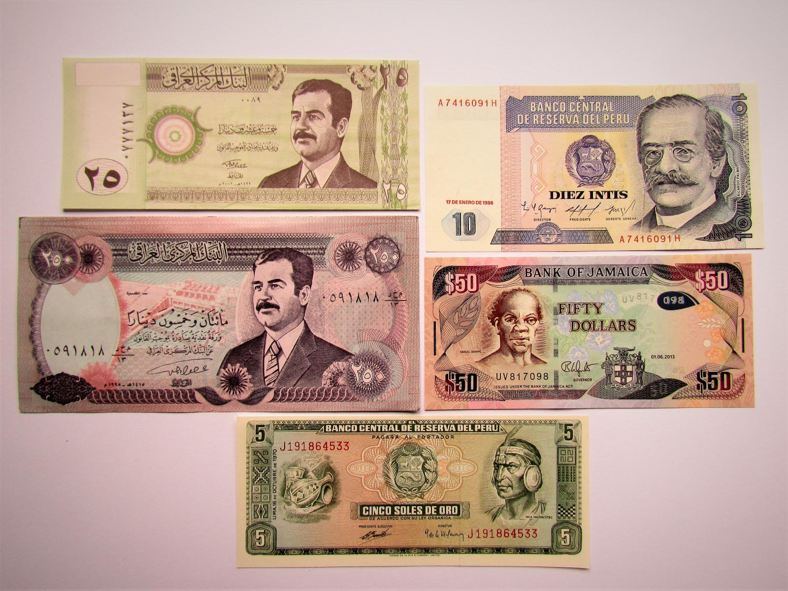 sada arabských a amerických bankoviek - Zberateľstvo