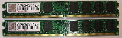 2ks DDR2 2Gb 533MHz CL4 (celkem 4GB) - záruka