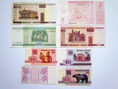 sada európskych bankoviek