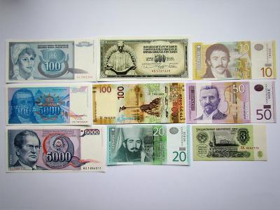 sada európskych bankoviek