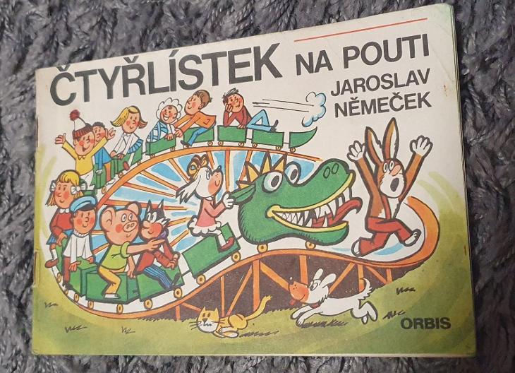 Čtyřlístek na pouti, omalovánky Orbis 1976 ORIGINAL LUX STAV - ČISTÉ!! - Knihy a časopisy