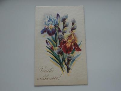 Starožitná pohlednice - Veselé Velikonoce