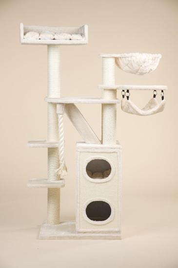 Kočičí strom Penthouse od RHR Quality Cream Crown - Kočky a potřeby pro chov