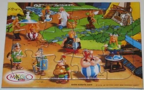Kinder: reklamní  puzzle ASTERIX - Sběratelství