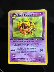 Vintage Pokémon 1st edition Dark Kadabra