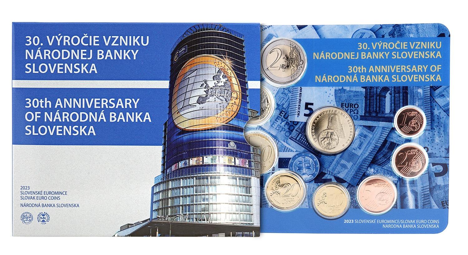Sada mincí SR 2023 30.výročie založenia Národnej banky Slovenska - Zberateľstvo
