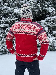 Norský 100% vlněný pletený svetr, Nordlys of Norway 
