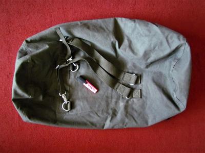 Extra velký německý vojenský batoh - vojenská taška přes rameno