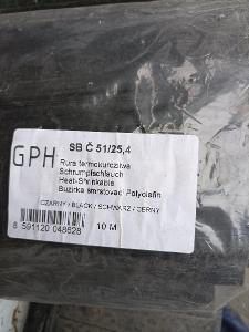 GPH SB č 51/25,4 Bužírka smrštovací Polyetylen 1metr dlouhá 20ks